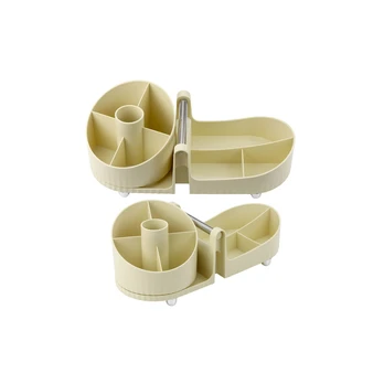 Lean Cosmetics Organizer Office Accessories Handle rusvai gelsvas