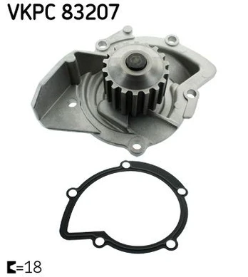 Aušinimo skysčio siurblys SKF VKPC 83207