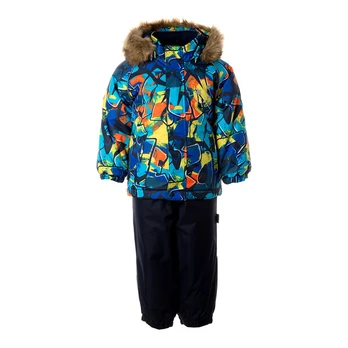 Huppa Žieminis komplektas LASSE, multicolor pattern/ navy
