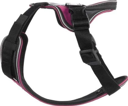 Julius-K9 K9 IDC Longwalk sele - pink-grå, M