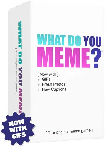 justplay Spanish What Do You Meme? Refresh board game