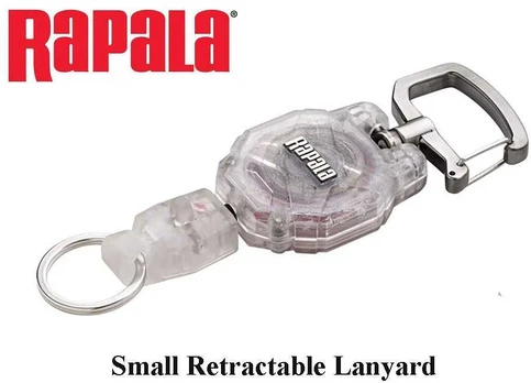 Rapala Retractable mažas lanjardas skaidrus