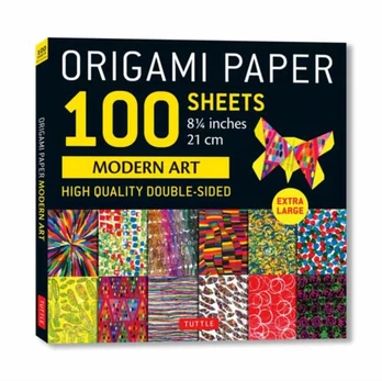 Origami Paper 100 sheets Modern Art 8 1/4"