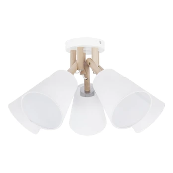Lubinis šviestuvas TK LIGHTING VAIO WHITE, 5 x E27 max 15W