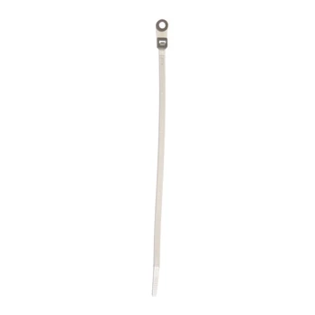 Tvirtinimo dirželis Elematic, poliamidas, balta, 200 mm x 4.8 mm