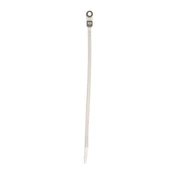 Tvirtinimo dirželis Elematic, poliamidas, balta, 200 mm x 4.8 mm kaina