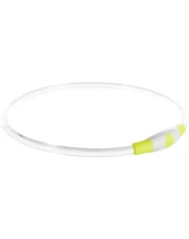 Trixie Flash light ring USB, L–XL: 65 cm/ø 8 mm, grøn kaina