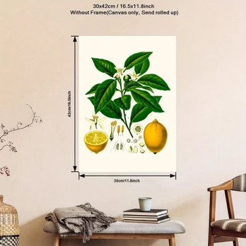 Drobės plakatas, 29,97*41,91cm be rėmelių