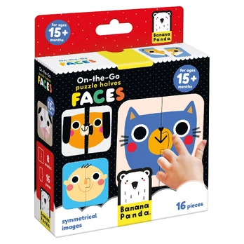 Dėlionė On-the-Go Puzzle Halves Faces