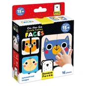 Dėlionė On-the-Go Puzzle Halves Faces kaina