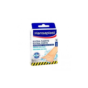 „Hansaplast Extra Strong“ lipnus tvarstis, 16 juostelių