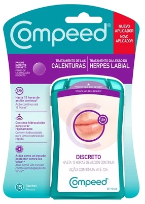 Pleistrai Compeed Invisible Cold Sore Patch, moterims