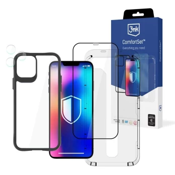 Dėklas Apple iPhone 12 – 3mk Comfort Set 4 viename