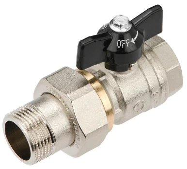Rutulinis ventilis su išard. jungtimi GENERAL FITTINGS, 3/4", vid/išor