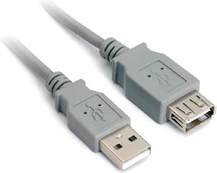 PREMIUMCORD kabelis USB 2.0 A-A 0,5 m (50 cm), ilgintuvas (M/F) kaina