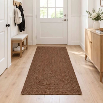 Kilimas Pilka 80 x 250 cm Džiutas