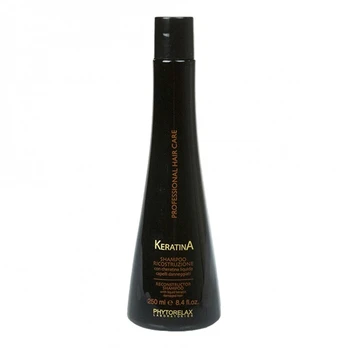 PHYTORELAX KERATINA RECONSTRUCTOR plaukų šampūnas, 250 ml