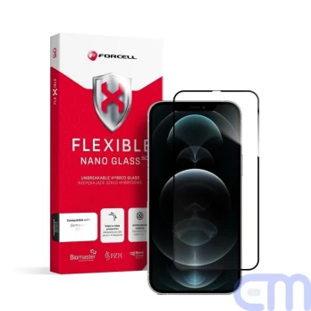 Forcell Flexible Nano Glass 5D for iPhone 12 Pro Max black