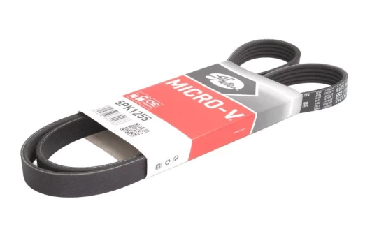V formos rumbuoti diržai GATES 5PK1255