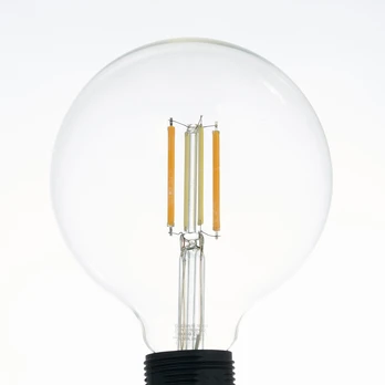 LUUMR Smart LED E27 G125 7W skaidrus ZigBee Hue Tuya