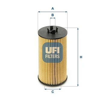 Alyvos filtras UFI 25.199.00