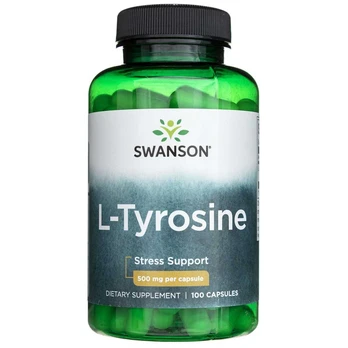 Swanson L-Tyrosine 500 mg - 100 kapsulių