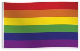 Globos Europe Bv Regnbue flag, 150 x 90 cm