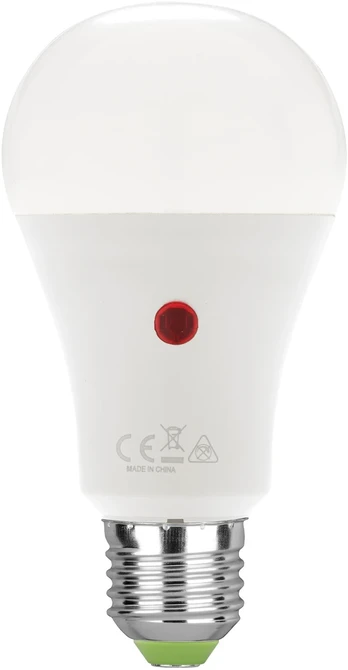 12W LED lemputė su šviesos jutikliu, balta, E27, 4000K