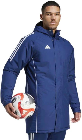 Striukė vyriška adidas Tiro 24 Stadium Parka mėlyna IR9495 (S)