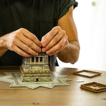 Ravensburger 12596 3d dėlionė Laisvės statula naktį
