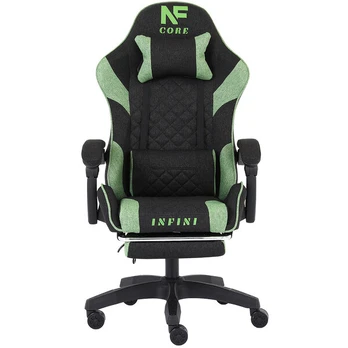Žaidimų kėdė su pakoju INFINI Core Green