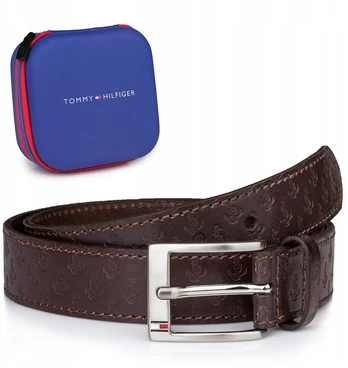 Tommy Hilfiger 13tl01x045 rudas odinis vyriškas diržas