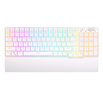 Klaviatūra Royal Kludge RK96 (Balta) - RK Red switches