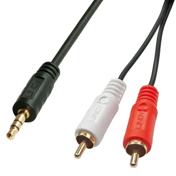 GARSO KABELIS 2XRCA/3.5MM M/M 2M/35681 LINDY