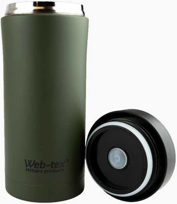 Web-tex termosinis puodukas 330ml žalias spalvos