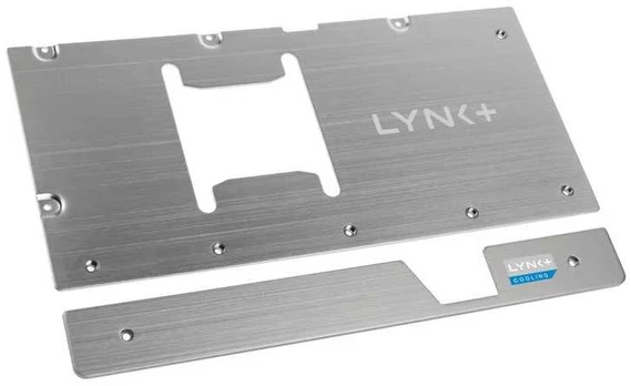 LYNK+ 5090 Plate Kit, GPU-Backplate, Palit/Gainward - sidabrinis