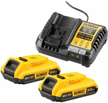 DEWALT Starter-Set Akku-Kit DCB1104D2 18Volt Ladegerät