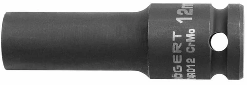 Smūginis lizdas 1/2", 11 mm, CrMo, gilus