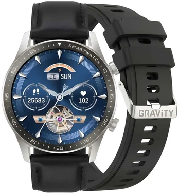 Išmanusis laikrodis Gravity Sidabrinė 2 Paski GT10-7