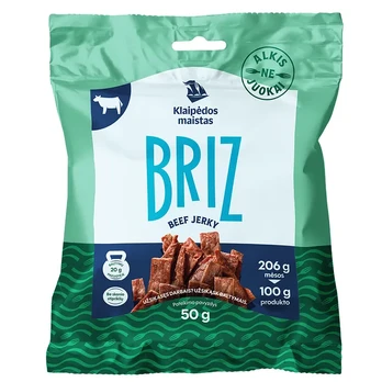 Vytintos jautienos juostelės BRIZ, 50 g