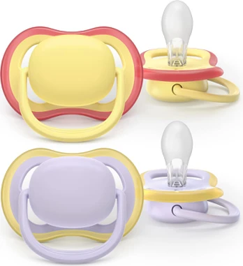 Philips Avent - Ultra air soother, 0-6m, Light purple/light yellow