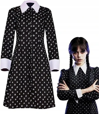 Suknelė Wednesday Addams, XL dydis