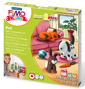 FIMO Set Mod.masse Fimo kids F&P pets