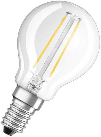 Ledvance 2,5W LED lemputė CLASSIC P, E14, skaidri, 2700K