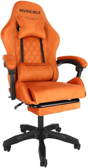 Žaidimų kėdė „Invincible”, oranžinės spalvos