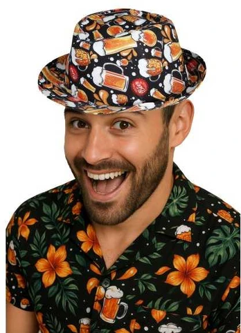 Fiesta Hat med ølglas
