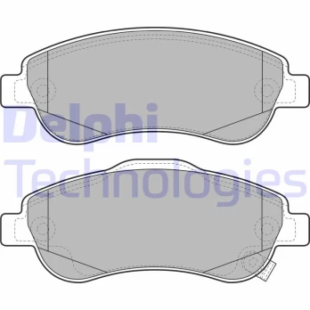 DELPHI LP2093 Brake pad set