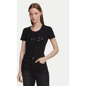 Guess Marškinėliai 174863 Juoda Classic Fit