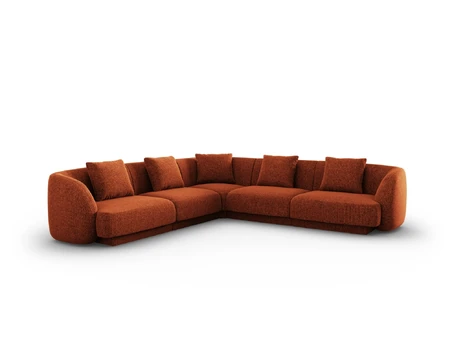 Reversible Corner Sofa, "Tulum", 5 Seats, 255x255x70 Made in Europe