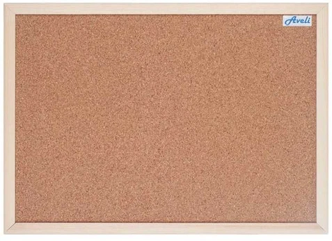 Aveli Cork bulletin board 90x180 cm, wooden frame